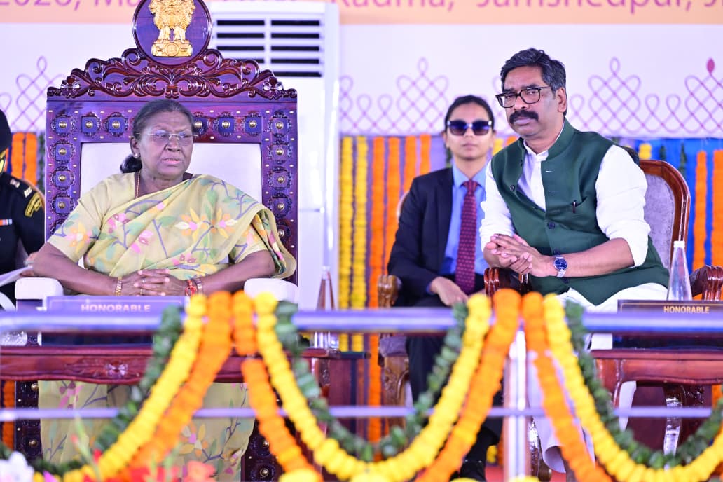 राष्ट्रपति, राज्यपाल और मुख्यमंत्री की मौजूदगी में हुआ भूमि पूजन समारोह