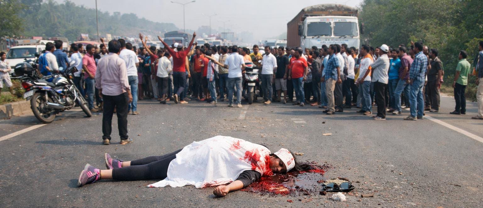 बोकारो–रामगढ़ NH बना जानलेवा, अज्ञात वाहन की टक्कर से महिला की मौत