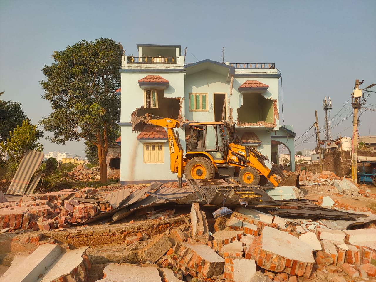 रांची में लगातार अतिक्रमण हटाने का दौर जारी