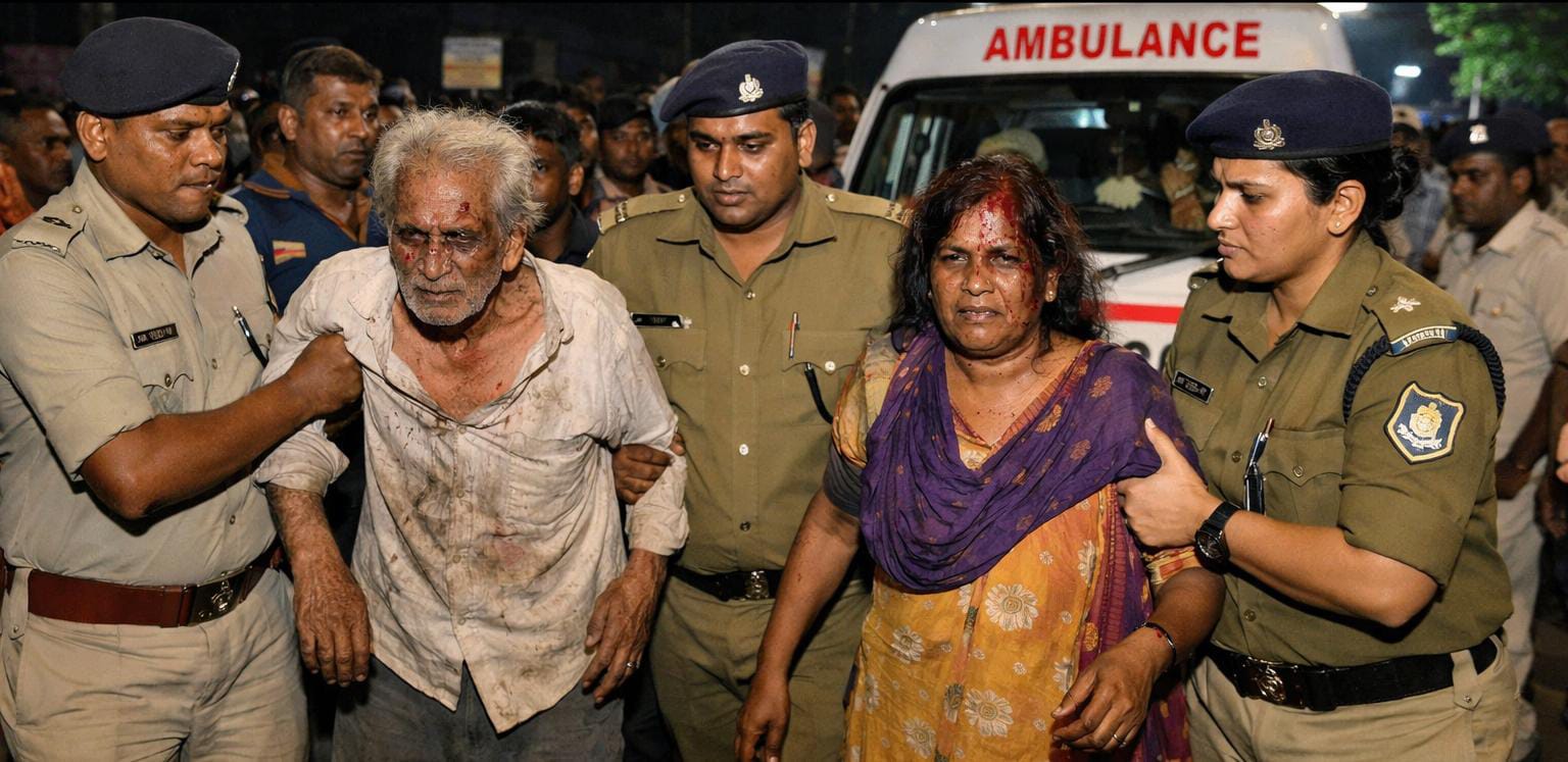 पलामू में बच्चा चोर की अफवाह पर बुजुर्ग और महिला की पिटाई, पुलिस ने बचाकर अस्पताल पहुंचाया