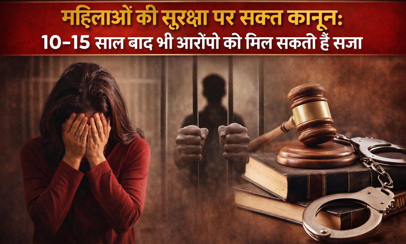 महिलाओं की सुरक्षा पर सख्त कानून: 10–15 साल बाद भी आरोपी को मिल सकती है सजा
